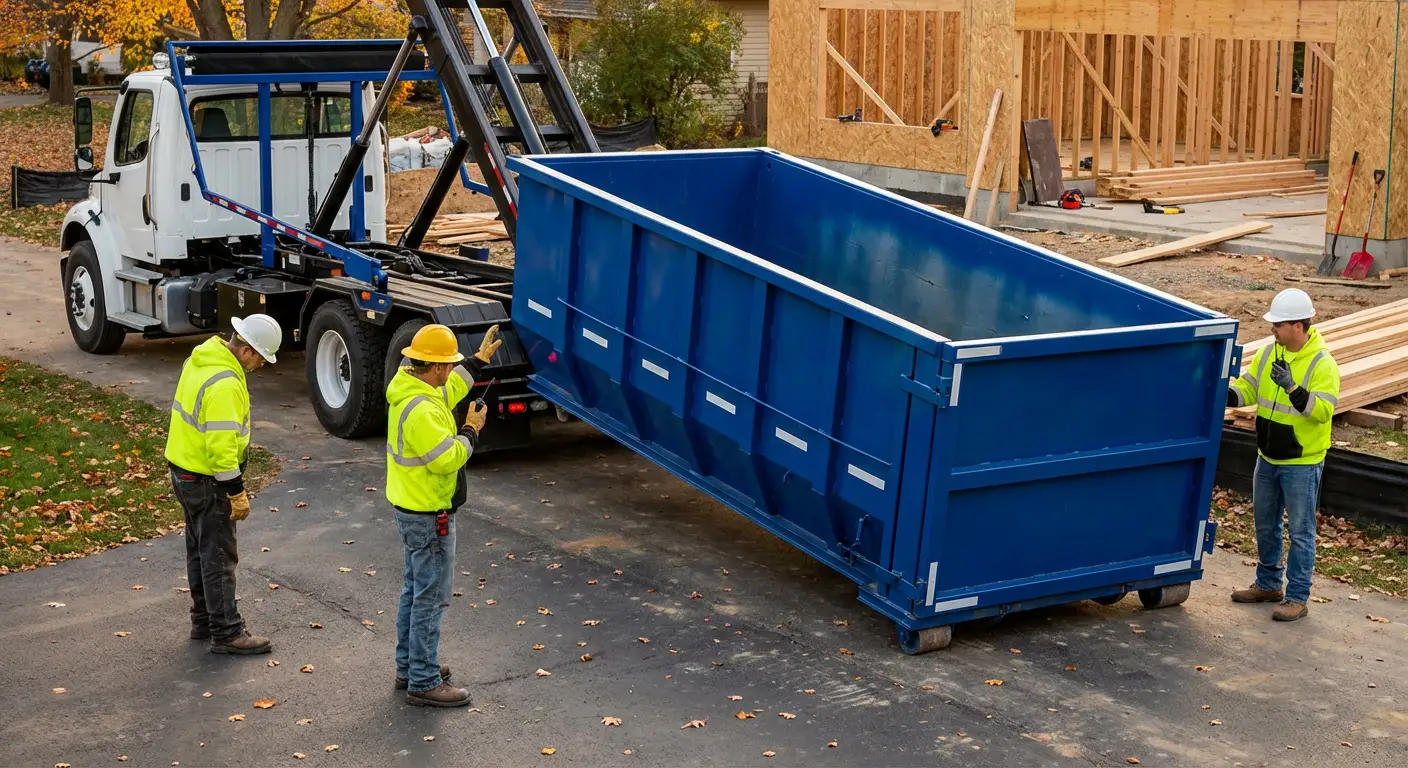 Construction dumpster delivery and waste management in Westminster, CO