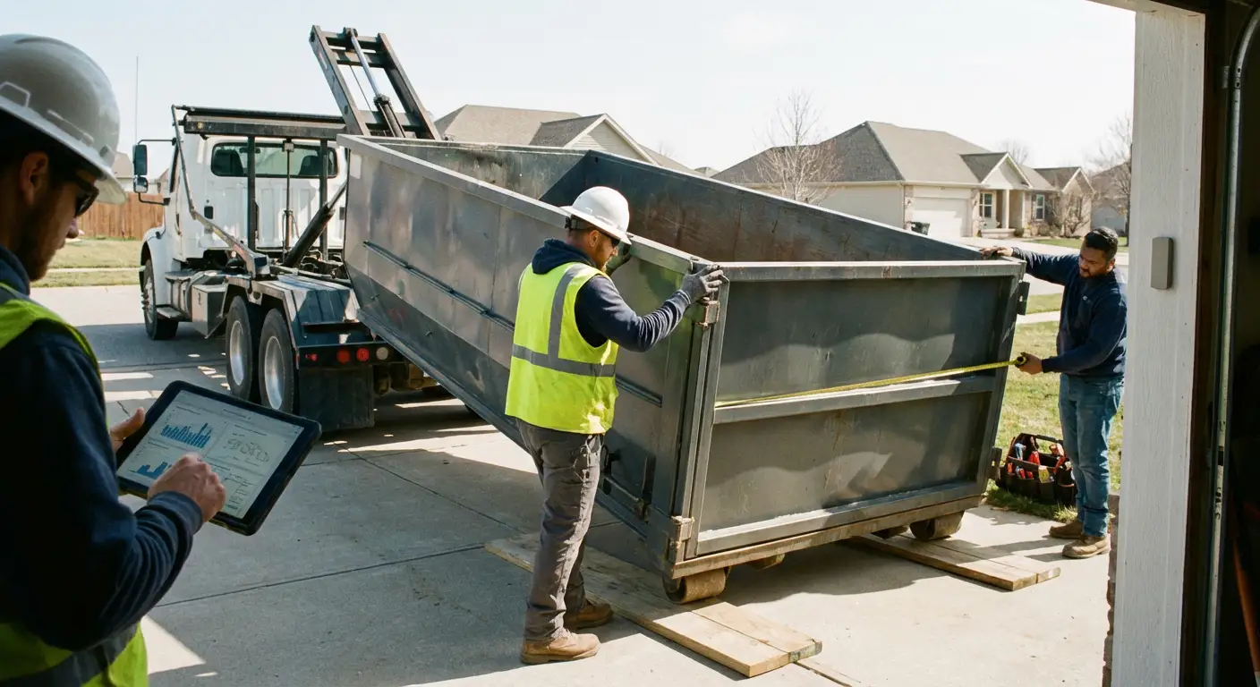 Roll-off dumpster dimensions and capacity guide in Westminster, CO