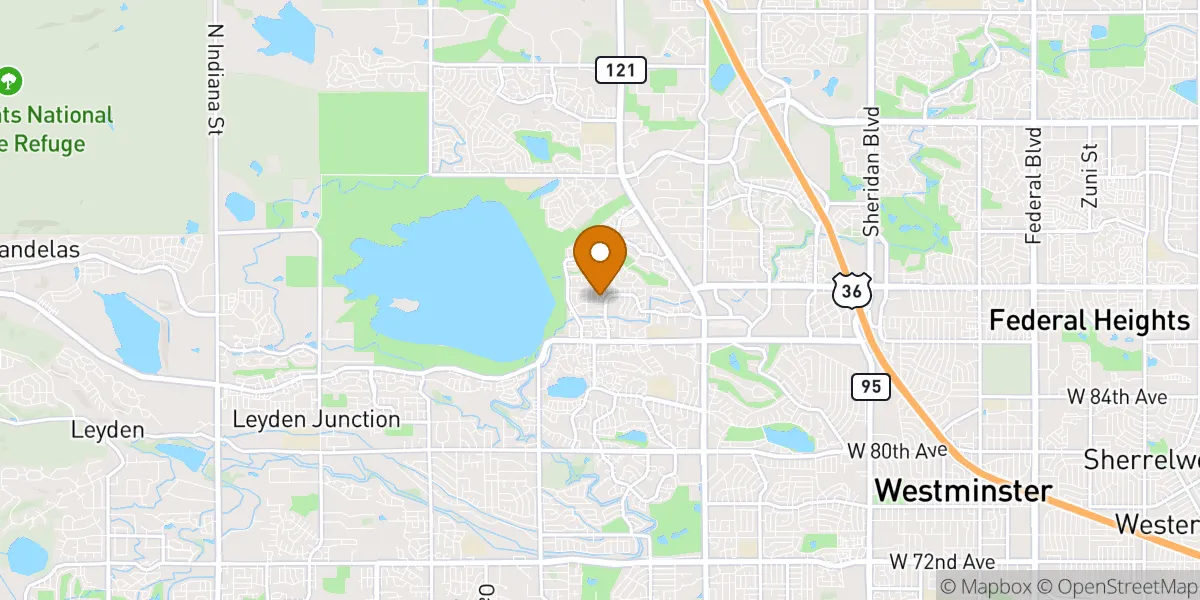 Westminster neighborhood map in Westminster, CO