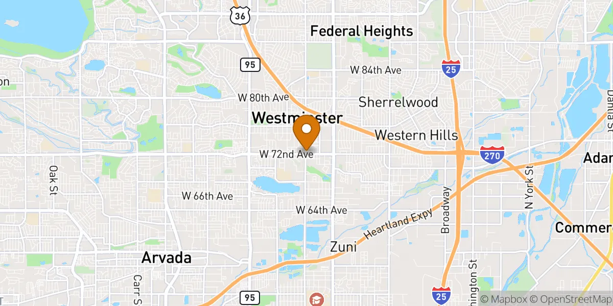  neighborhood map in Westminster, CO